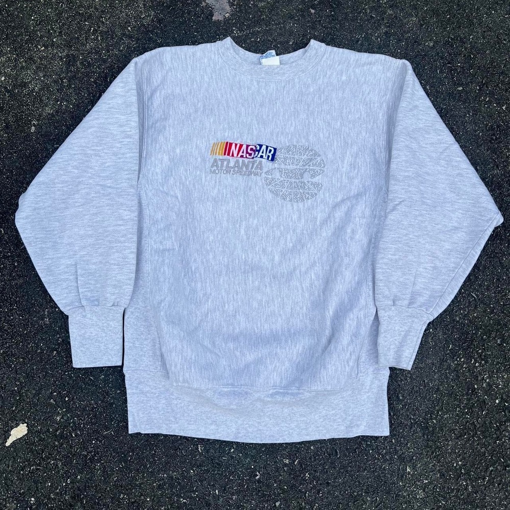 1990s Reverse Weave NASCAR Sweater size XL